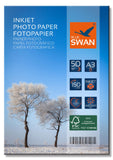 1 x RAW Customer Returns BLUE SWAN 50 sheets photo paper A3 150g glossy waterproof single-sided - RRP €16.93