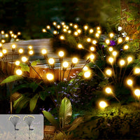 1 x RAW Customer Returns Micacorn Solar Garden Lights, Solar Firefly Garden Lights 2 Pack 2 Modes 20 LED Firefly Lights IP65 Waterproof Solar Garden Decorative Lights for Sidewalk Yard Patio Decorative - RRP €22.45