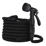 1 x RAW Customer Returns 2WAYZ Flexible Garden Hose 15m - Durable Expandable, with Multifunctional Spray Gun, Ideal for Garden Irrigation, Lightweight Kink-Resistant, Black HL 10 - RRP €25.2