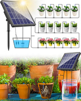 1 x RAW Customer Returns Biling Solar Irrigation System Balcony 15M Irrigation System Solar Drip Irrigation Automatic Solar Irrigation 2.5W Solar Irrigation Systems for Garden Plants Raised Bed Greenhouse Holiday - RRP €29.99