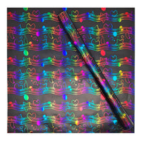 1 x RAW Customer Returns 3 rolls of wrapping paper, glitter birthday, wrapping paper, happy birthday rolls, gift wrapping paper, glitter, colorful for birthday 43 x 300 cm per roll  - RRP €16.13