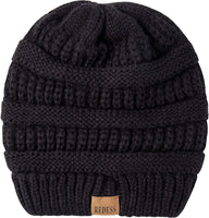 17 x Brand New REDESS Slouchy Beanie Hat for Men and Women Winter Warm Chunky Soft Oversized Cable Knit Hat - RRP €322.83