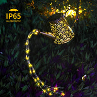 1 x RAW Customer Returns DeepDream Solar Watering Can Fairy Lights Outdoor, LED Outdoor Solar Lamps Waterproof Garden Decoration Watering Can Light Lights with Shepherd Hook, Vintage Fairy Lights Outdoor for Garden Yard Path Balcony Terrace - RRP €30.48