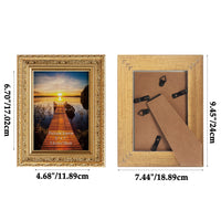 1 x RAW Customer Returns HORLIMER picture frame 13x18 cm set of 2, vintage photo frame with real glass for standing or hanging for living room, bedroom, office and living room - RRP €18.99