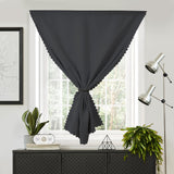 1 x RAW Customer Returns Deconovo Blackout Curtains Living Room Curtains Privacy Screen Garden Roller Blind Blackout Thermal Curtain Blackout Curtains, 130 x 70 cm Height x Width , Dark Grey, 1 Piece - RRP €12.6