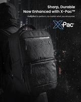 1 x RAW Customer Returns tomtoc X-Pac Backpack, Premium Laptop Backpacks Daypack for Work Business Work Travel, Men s TechPack Backpack Daypack for 16-inch MacBook Pro, 20 Liters, Black - RRP €154.27