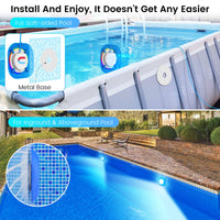 1 x RAW Customer Returns LyLmLe 20W LED pool lights, 12V smart color changing underwater lights with APP control, dimmable, timer schedule, IP68 magnetic pool pool lighting with 8m cable for above ground pools, built-in pools - RRP €79.99