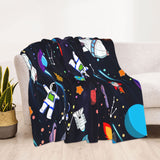 3 x Brand New Soft Warm Blanket, Space Children s Blanket, Flannel Space Astronaut Blanket for Toddler Birthday Gift Sofa Sofa Decoration 130 x 150cm... - RRP €61.2