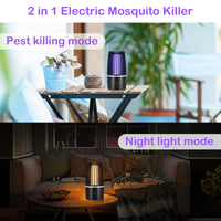 1 x RAW Customer Returns DJROLL Electric Mosquito Killer Lamp, 2 in 1 USB Rechargeable Portable Electric Fly Repellent with UV, 360 Insect Killer for Indoor Outdoor Camping Garden - RRP €27.99