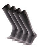 1 x RAW Customer Returns DANISH ENDURANCE Sports compression socks, 21-26 mmHg, for men and women, 2x Grey Black, 43-47 - RRP €31.43