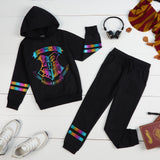 1 x RAW Customer Returns Harry Potter Girls Jogging Suit Tracksuit Girls 7-14 Years Black, 13-14 Years  - RRP €35.08