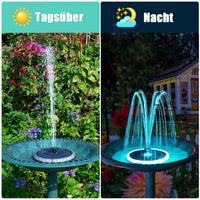 1 x RAW Customer Returns SZMP Solar Fountain, 4W 4000mAh Solar Pond Pump 2024 Upgrade, 30 LED with 8 DIY Effects Solar Floating Fountain Pump for Garden Pond or Fountain Pond Bird Bath Fish Tank - RRP €23.8