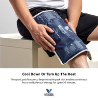 1 x RAW Customer Returns Large Gel Ice Pack Can be used hot or cold Reusable cooling bags for injuries, knee, back and shoulder pain relief, inflammation, post-surgery and more from Medcosa - RRP €22.37