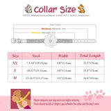 1 x Brand New PET ARTIST Cute Girl Rhinestone Suede Dog Collar for Small Dogs Cats, Soft Flower Dog Collar, Bling Dog Collars for Small Puppy Dogs Pink Collar M - RRP €20.4