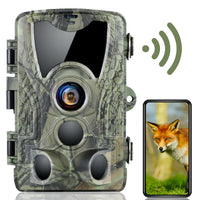 1 x RAW Customer Returns SUNTEKCAM 30MP 4K WiFi Camera Trap with App, WiFi Infrared Camera Traps, 0.2s Trigger Time, Telephone Hunting Camera Photo Sending, with 32GB SD Card - RRP €59.99