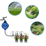 1 x RAW Customer Returns Aqualin Ball Valve Irrigation Timer Automatic Electronic Watering Computer Irrigation System for Garden Yard Waterproof Water Timer - RRP €30.99