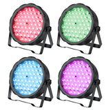 1 x RAW Customer Returns BETOPPER stage light DJ light, LED par light 54 1.5 W RGB 3 in 1 light effects, disco light with sound activation DMX512 for party wedding club bars Halloween Christmas 4 pieces  - RRP €167.28