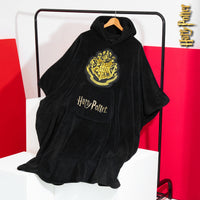 1 x RAW Customer Returns Harry Potter Oversized Hoodie Blanket Women and Men Oversized Hoodie Winter Warm Blanket to Cover Black Long  - RRP €40.99