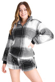 6 x Brand New CityComfort Women s Warm Fleece Pajamas Women s Leisure Suit Cozy Multi-Coloured Checkered, S  - RRP €131.94