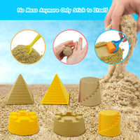 1 x RAW Customer Returns SOGUYI Sand for Kids - 900g Magic Sand with 3 Large Construction Trucks, 16 Construction Toys and Signs, 4 Castle Molds, Boys and Girls Over 3 Years - RRP €30.24