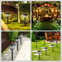 1 x RAW Customer Returns G rvitor Solar Garden Lights, Pack of 6 LED Warm White Solar Garden Lights for Outdoor Use with IP44 Waterproof, Solar Path Light Decorative Light Solar Lamps for Outdoor Garden Landscape Lawn Walkway - RRP €34.41