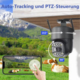 1 x RAW Customer Returns DIDseth 4G LTE surveillance camera outdoor with SIM card, PTZ IP camera outdoor with color night vision, AI person detection and motion detection, automatic tracking, 2-way audio, IP66 - RRP €84.7