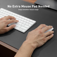 1 x RAW Customer Returns Aothia Desk Pad, PU Leather Desk Mat, Mouse Pad, Non-Slip Desk Protector, Waterproof Desk Writing Pad for Office and Home 80cmx40cm, Gray  - RRP €17.02