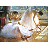 3 x Brand New YSCOLOR Diamond Painting Embroidery Cross Stitch Gift Home Decor Complete Diamond Diamond Needlework 2019 Ballerina Picture DIY 5D Diamond Painting 30X40cm - RRP €57.6