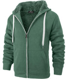 1 x Brand New igeekwell Men s Full-Zip Hoodie, Fleece Hoodie, Casual Style, Assorted Color, Black, XL - RRP €22.8