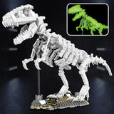 7 x RAW Customer Returns QLT QIAOLETONG Jurassic Dinosaur Luminous Building Block Toy for Boy 8-14, Use sunlight lights to store energy, Glow when Compatible With Dinosaurs 458PCS  - RRP €143.92