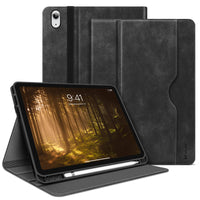 1 x RAW Customer Returns HOLIMET Case for iPad 10th Generation 2022 with Pen Holder, iPad 10 Gen 2022 PU Leather Case TPU Back Cover, Protective Case Shockproof, Auto Sleep Wake for 10.9 inch iPad 10th Generation - Black - RRP €32.99