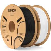 1 x RAW Customer Returns ELEGOO PLA Filament 1.75mm Black White 2KG, 3D Printer Filament Dimensional Accuracy - 0.02 mm, 2kg Cardboard Spool 4.4lbs Filament 3D Printing Materials Fits Most FDM 3D Printers - RRP €35.99