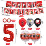 7 x Brand New 26 pieces children s birthday decoration, birthday balloons, including Happy Birthday banner, latex balloons, foil balloon, for young children s birthday party decoration - RRP €134.4