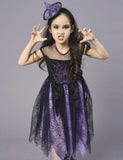 10 x Brand New IKALI Witch Costume for Kids Girls, Spider Skeleton Halloween Carnival Party Dress 3-4 Years - RRP €161.3