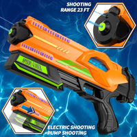 7 x Brand New Doloowee Electric Water Gun, Water Squirt Guns High Capacity for Child, Squirt Gun Toy up to 23 FT Range with Two Batteries, Water Soaker Gun Toy for Summer Pool Activity - RRP €199.57