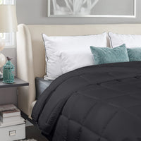 1 x RAW Customer Returns Utopia Bedding Duvet 135 x 200 cm, All Season Duvet, Lightweight Duvet with Polyester Filling, Microfibre Sleeping Blanket Grey  - RRP €25.07