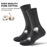 1 x RAW Customer Returns coskefy socks men women cotton sneaker socks 6 pairs long warm hiking socks with soft padding soft sports socks for fitness tennis trekking jogging running everyday life - RRP €18.14