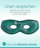 1 x RAW Customer Returns Medi Grade Cooling Mask Face - Gel Eye Mask Cooling Reusable with 2x Eye Cooling Pads, Storage Bag. Relaxation at home Reversible eye cooling mask with adjustable straps - RRP €12.99