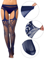 1 x RAW Customer Returns 6 fishnet stockings white, grey, wine red, coffee, navy blue, black  - RRP €19.49