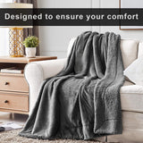 1 x RAW Customer Returns Hansleep Cuddly Blanket Fluffy 150x200, Thick Warm Blanket Sofa Blanket Cozy for Winter, Large Sherpa Blanket Couch Blanket Throw Two-Sided Fleece Blanket - RRP €18.14