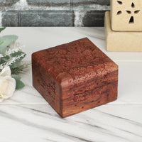 1 x RAW Customer Returns Ajuny Hand Carved Decorative Wooden Keepsake Box Jewelry Cabinet Treasure Chest Jewelry Holder Storage Travel Organizer Perfect Gift Ideas for Men and Women - RRP €15.73