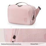 1 x RAW Customer Returns bagsmart Camera Bag Large Shoulder Bag for DSLR SLR Camera and Accessories Pink - RRP €32.99