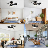 1 x RAW Customer Returns FIMEI Ceiling Fans with Light, 60cm 6 Speed Reversing Blades, Dimmable Ceiling Fan, Timer, Remote Control and APP for Bedroom, Home, Dining Room, Terrace - RRP €79.99