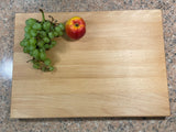 1 x RAW Customer Returns efo Large Wooden Chopping Block, Sturdy Wooden Chopping Board, Hardwood Serving and Carving Board, Large Chopping Board Ideal for Bread, Meat, Fish and Vegetables, 50 x 35 x 4 cm - RRP €61.12