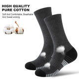 1 x RAW Customer Returns coskefy socks men women cotton sneaker socks 6 pairs long warm hiking socks with soft padding soft sports socks for fitness tennis trekking jogging running everyday life - RRP €19.99