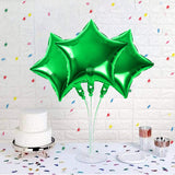 58 x Brand New Yisscen Star Balloon 25 Pieces Aluminum Balloons Party Decorations Helium Balloon for Baby Shower Birthday Wedding Ceremony 18 Inch, Green - RRP €643.22