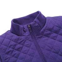 4 x Brand New Bienzoe Women s Casual Quilted Lightweight Vest Purple 2XL - RRP €151.96