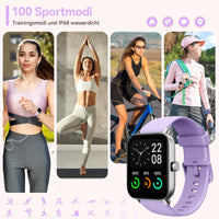 1 x RAW Customer Returns Women s Smart Watch with Calls and Built-in Alexa, 1.8 Women s Smartwatch with Heart Rate Sleep SpO2 Monitor, WhatsApp Notifications, 110 Sports Modes, IP68 Waterproof Sports Watch for Android iOS - RRP €79.99