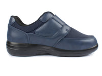 1 x RAW Customer Returns Aerosoft Velcro low shoe Stretch 16 women men width GH slip-resistant blue, Numeric 43  - RRP €95.75