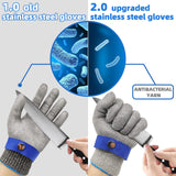 1 x RAW Customer Returns APTTOOL Kitchen Cut Resistant Gloves, 2.0 Updated Version of Professional Cut Resistant Work Gloves for Cutting Meat, Fishing, Slicing, Chopping Board - RRP €17.02